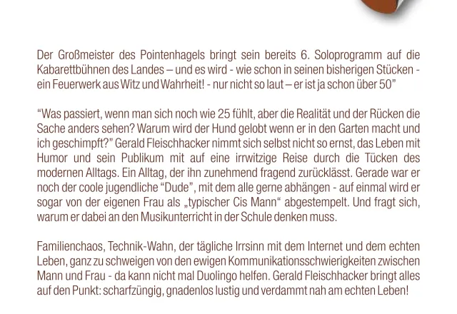 Gerald Fleischhacker - Alter nicer Mann